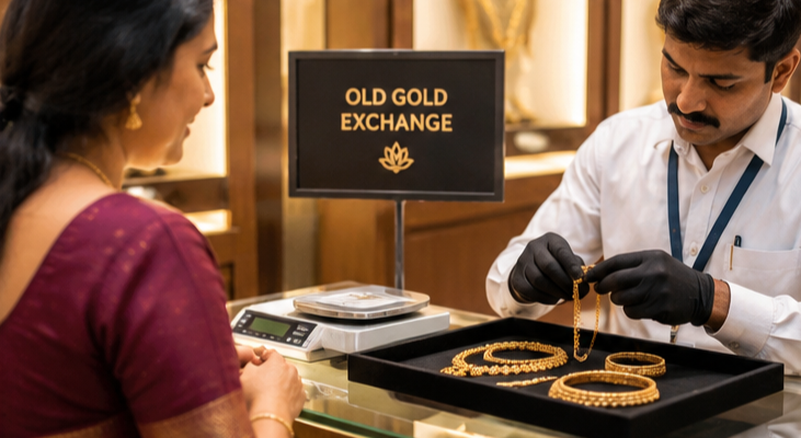 Old gold jewellery exchange at Shivaani Jewellers