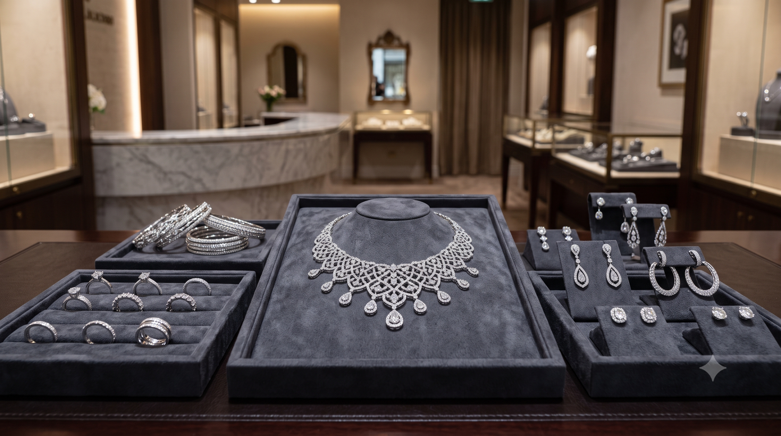 Platinum jewellery collection at Shivaani Jewellers