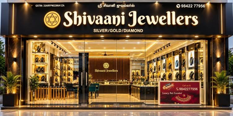 Shivaani Jewellers jewellery shop in Coimbatore