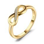 GPS Infinity Symbol Ring